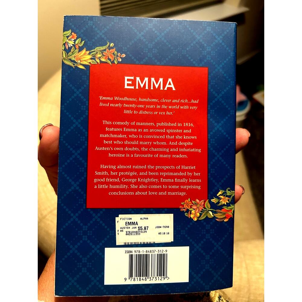 Book Paperback: Emma, Jane Austen Classic Romance Novel - Picture 2 of 5